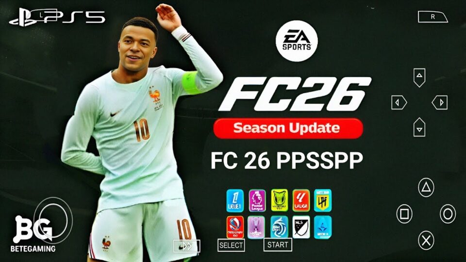 Download EA FC 2026 PPSSPP ISO Latest Update for Android with New Transfers and HD Graphic