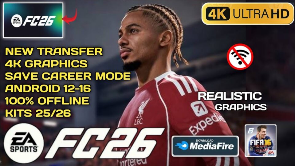 EA FC 2026 PPSSPP ISO Download With PS5 Camera